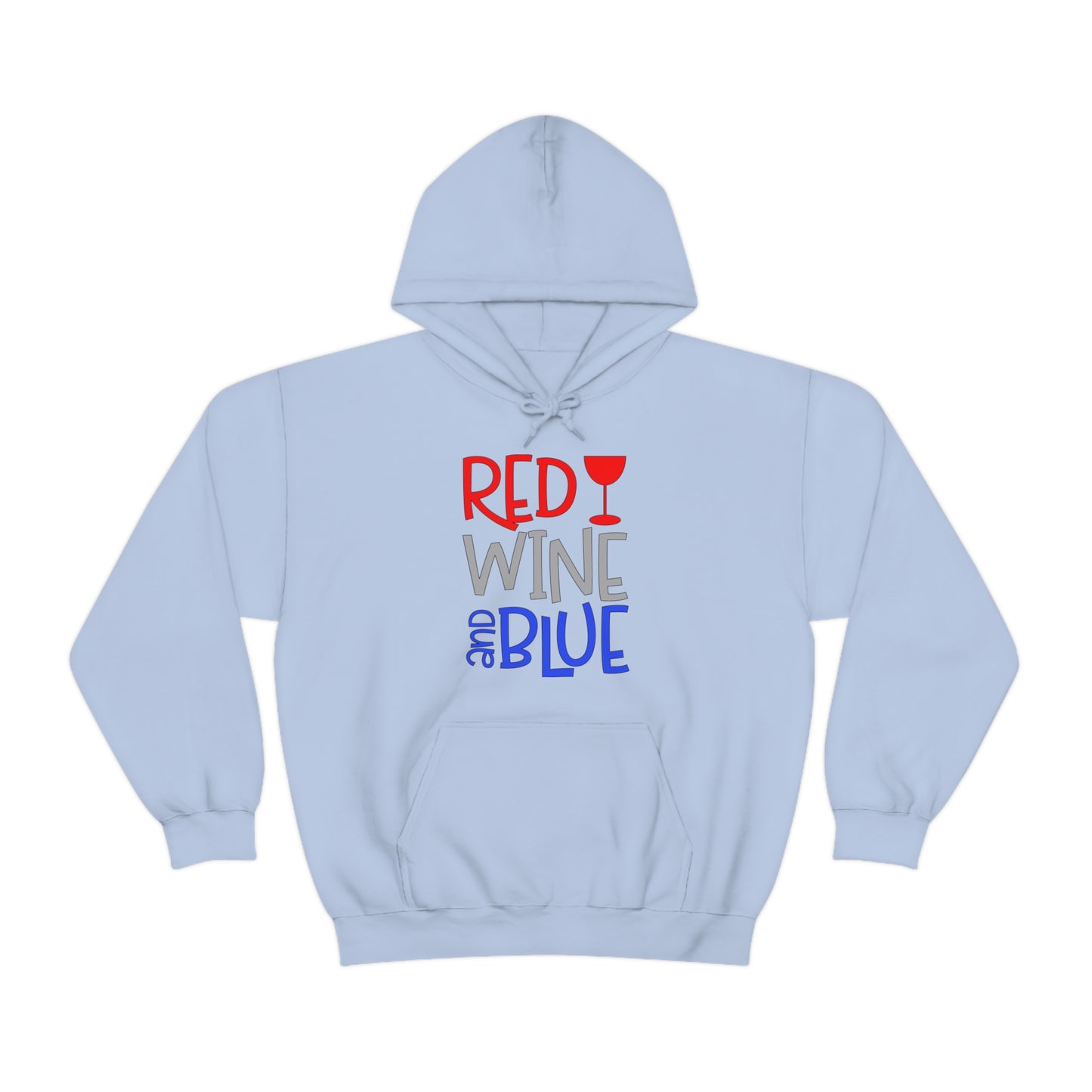 Red Wine Blue Hoodie