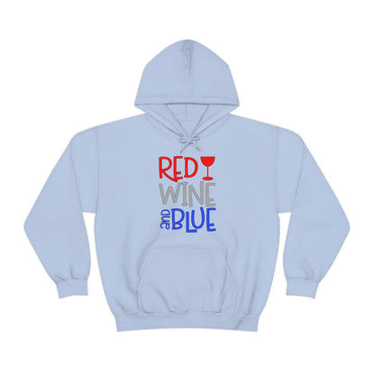 Red Wine Blue Hoodie