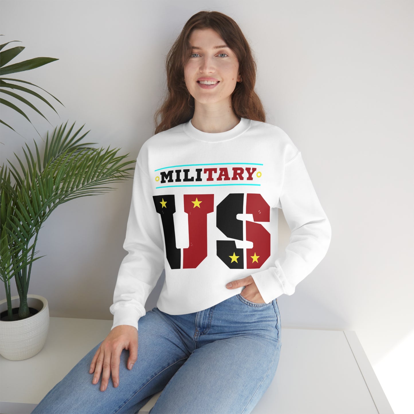 United States Military Crewneck Sweatshirt