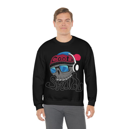 Cool Skull Crewneck Sweatshirt