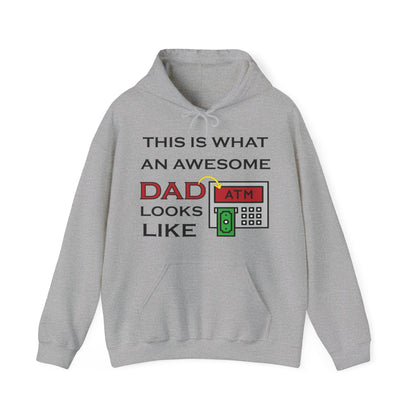 Awesome Dad looks like an ATM Hoodie