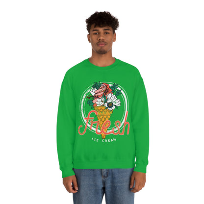 Fresh Like Ice Cream Crewneck Sweatshirt