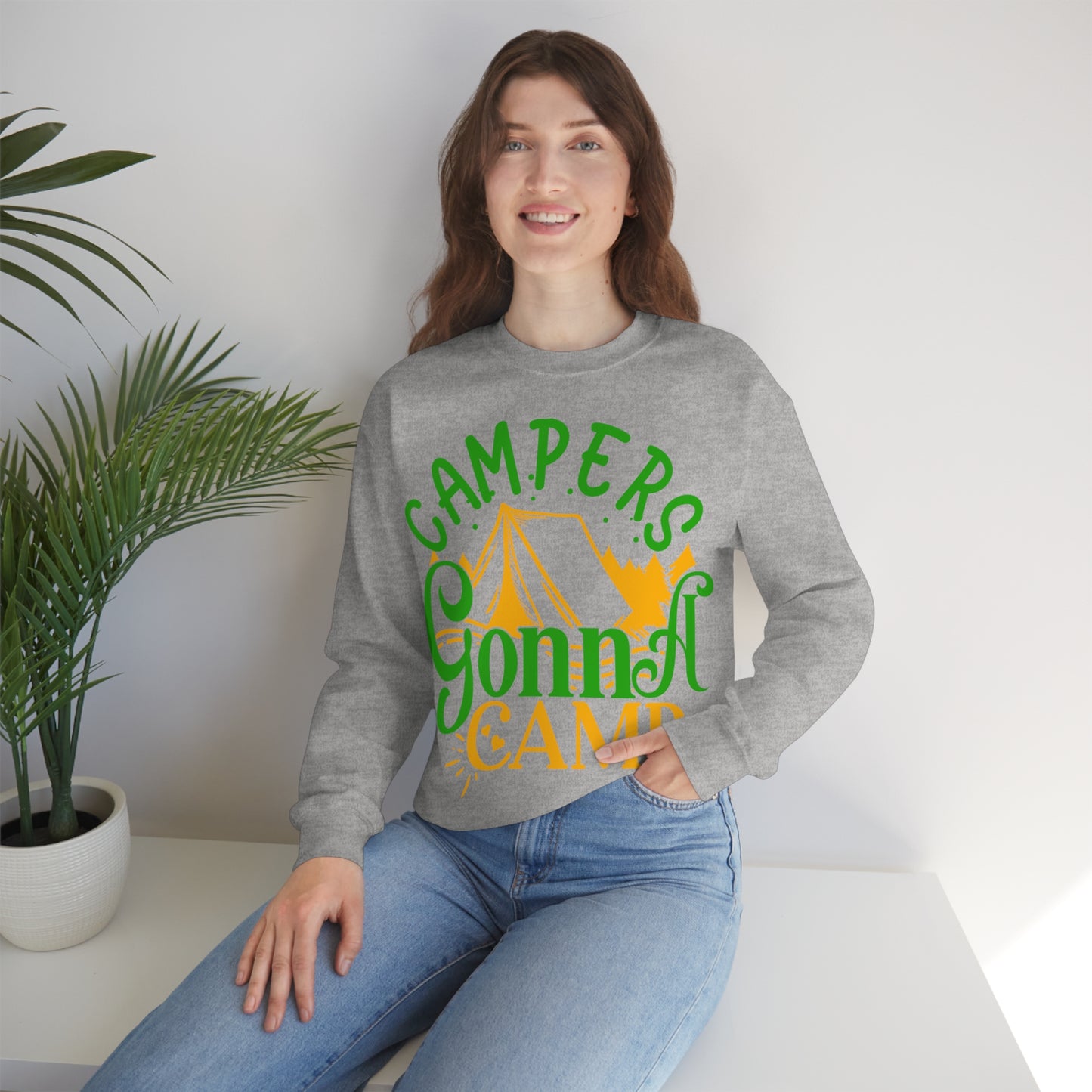 Campers Gonna Camp Crewneck Sweatshirt