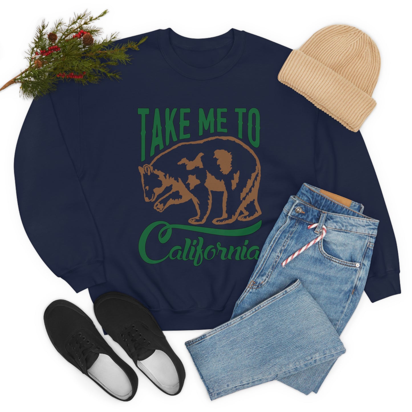 Take me to California Crewneck Sweatshirt