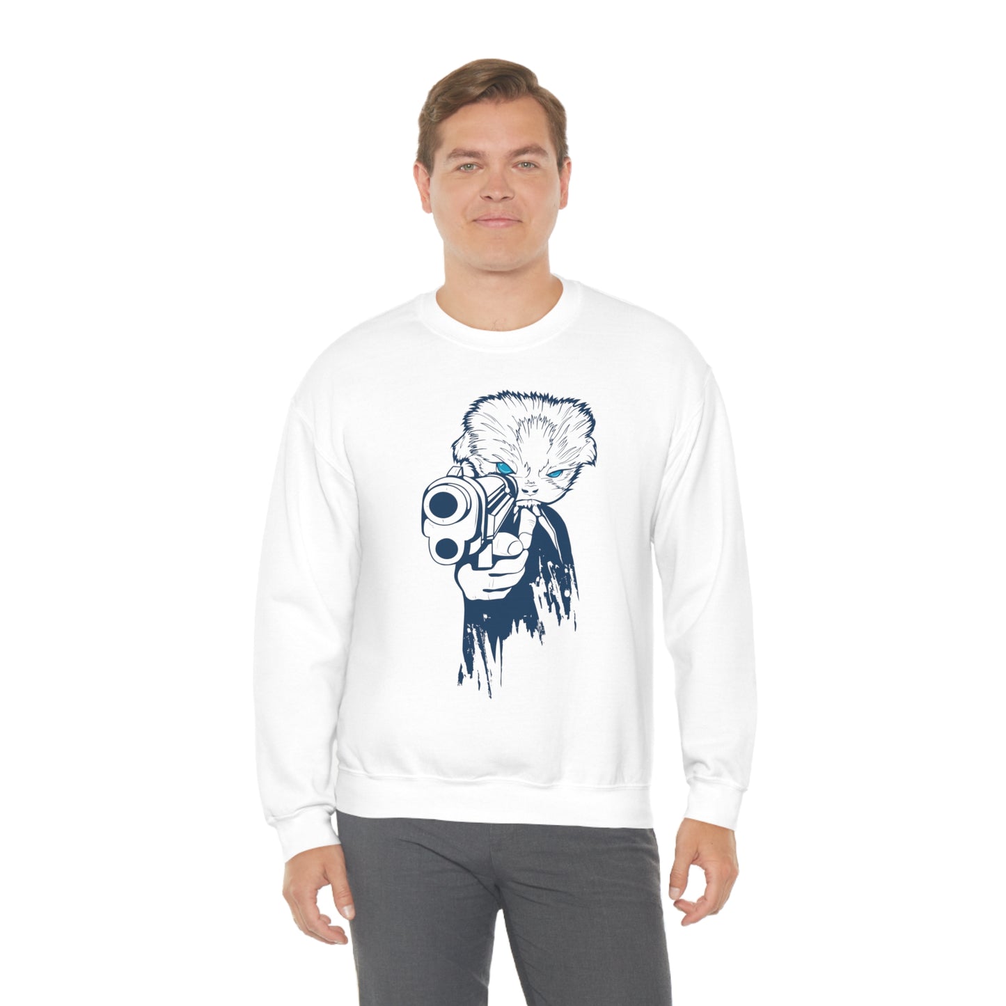 Freeze Pussycat Crewneck Sweatshirt