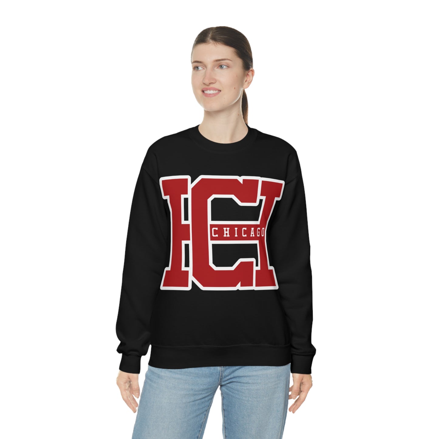 Chicago Tee Crewneck Sweatshirt