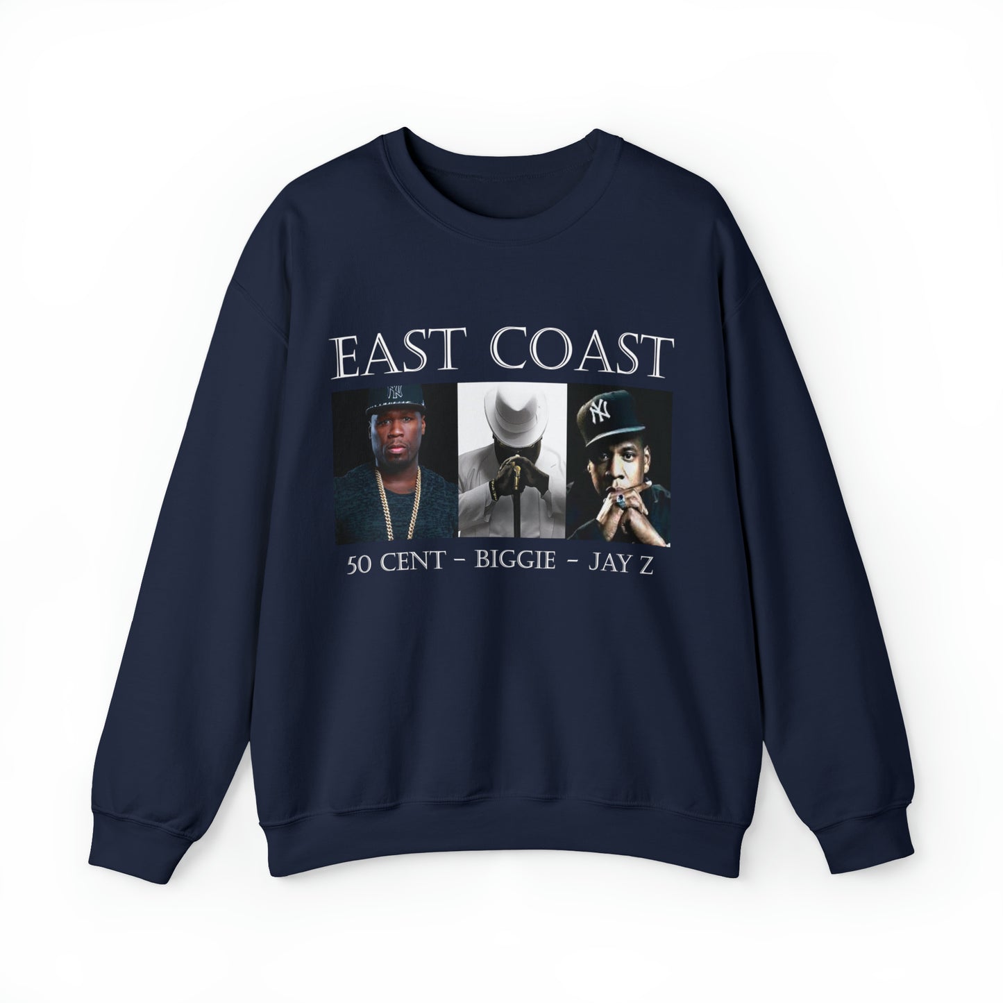 East Coast rappers Crewneck Sweatshirt