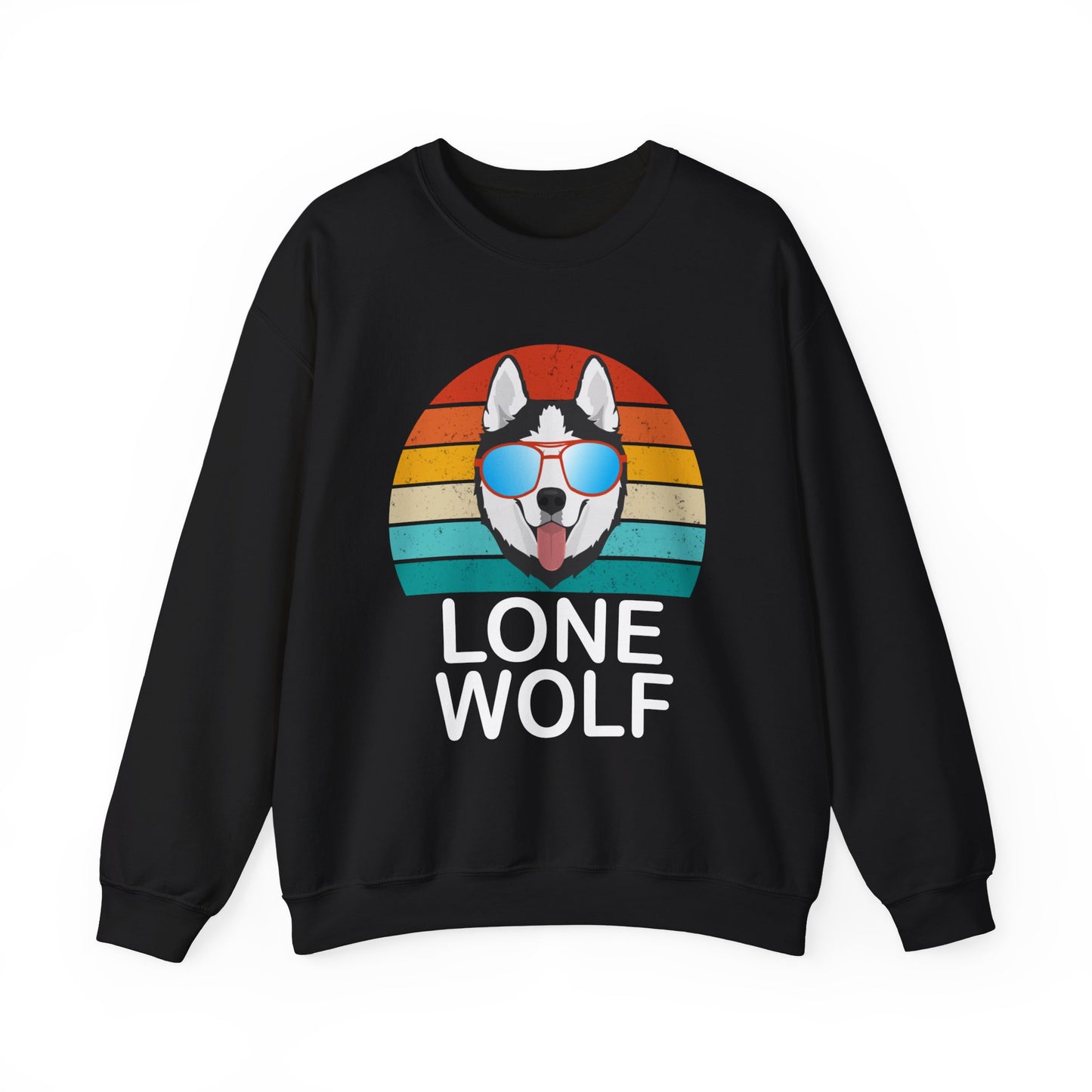 Lone wolf vintage Crewneck Sweatshirt