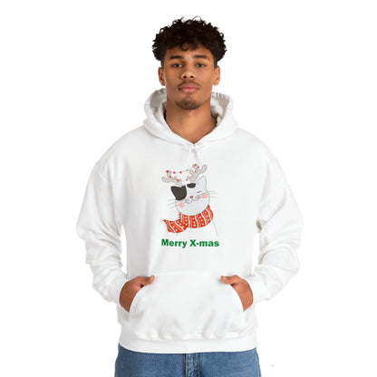 Merry X-mas cat Hoodie