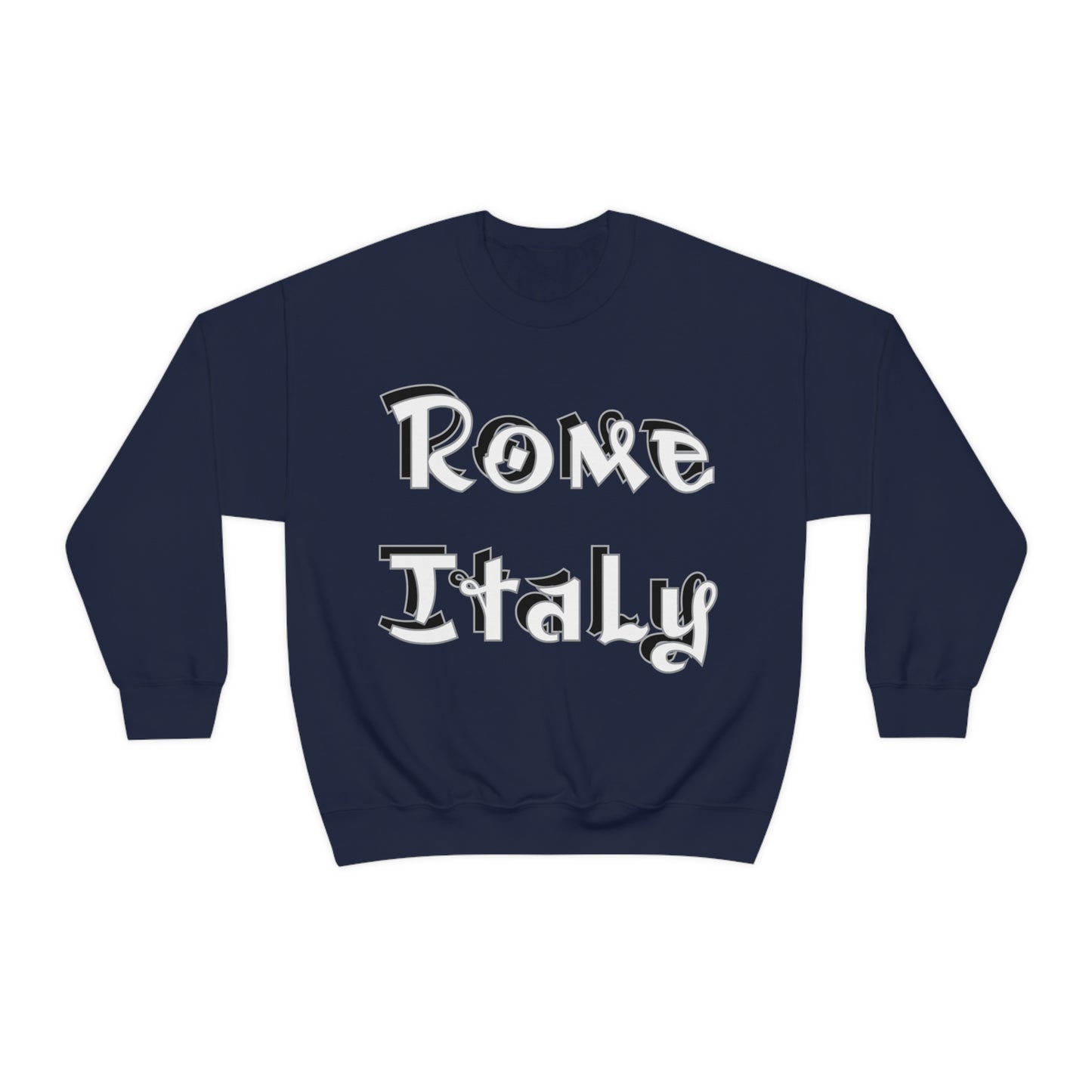 Rome Italy Graffiti Crewneck Sweatshirt