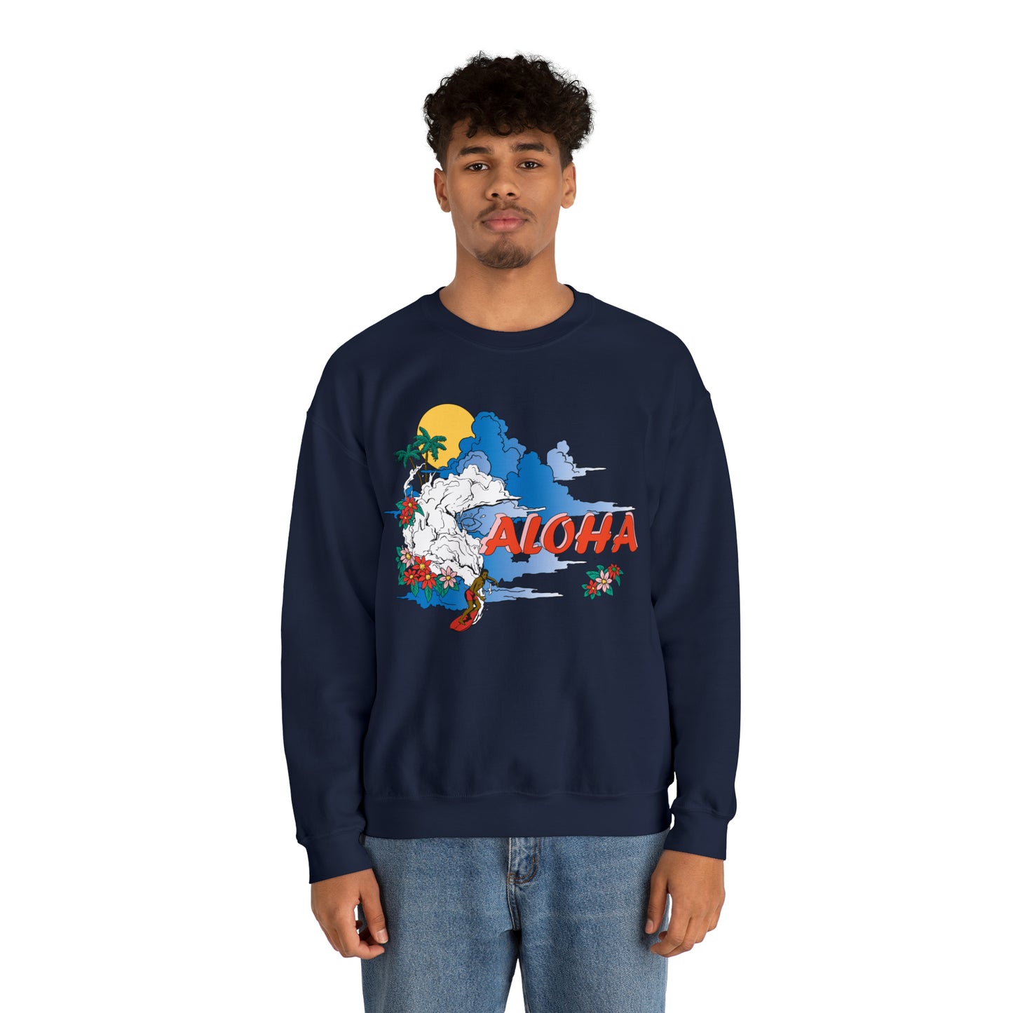 Aloha Vibes Crewneck Sweatshirt