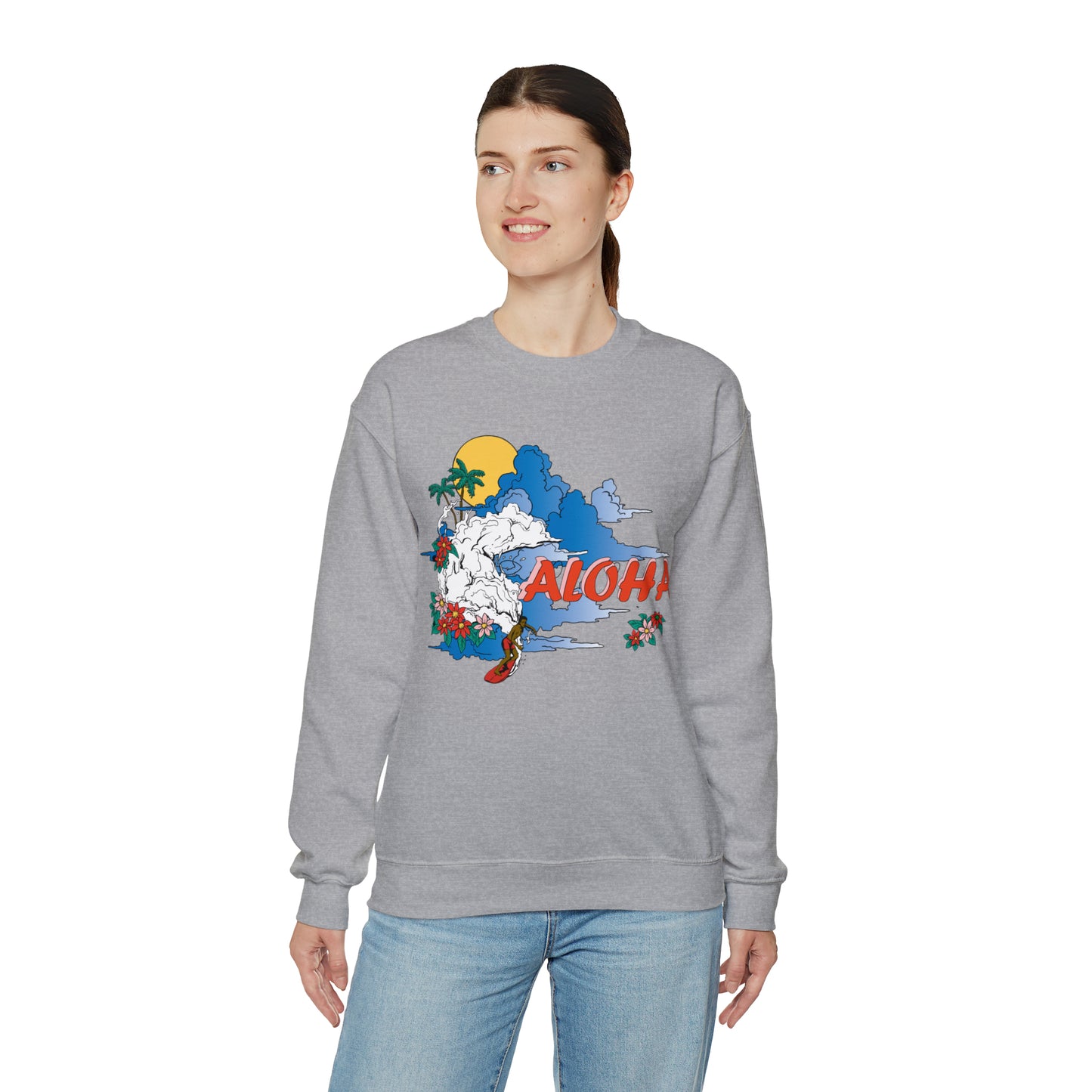 Aloha Vibes Crewneck Sweatshirt