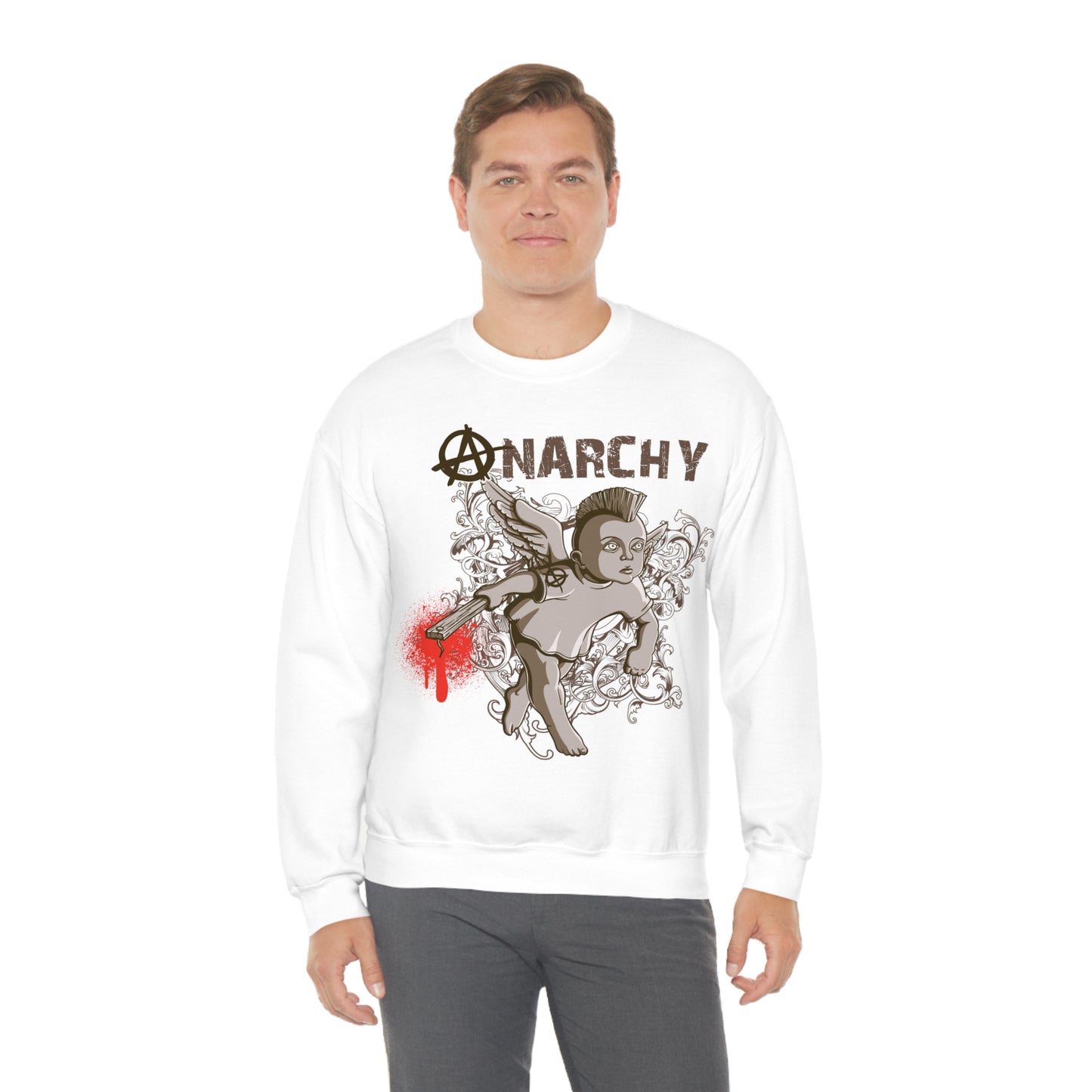 Anarchy Angel Crewneck Sweatshirt