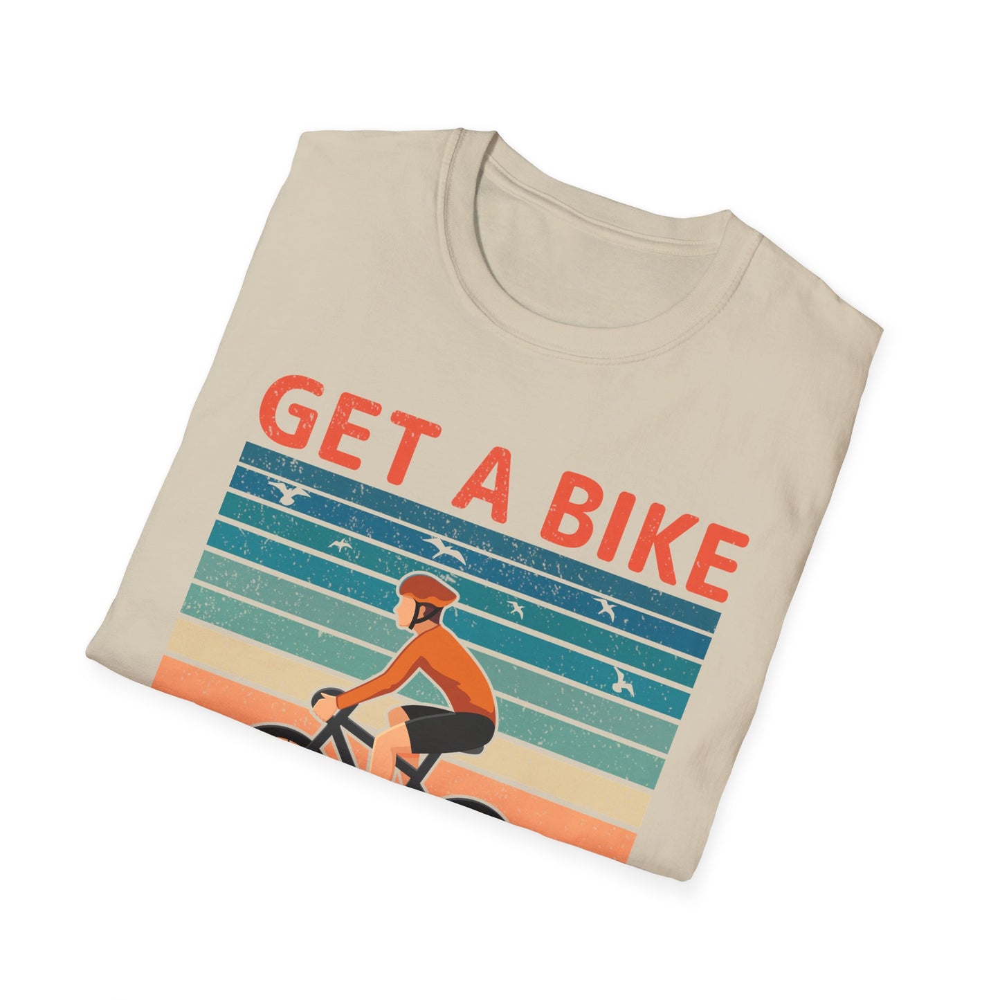 Get a bike and get a life vintage T-Shirt