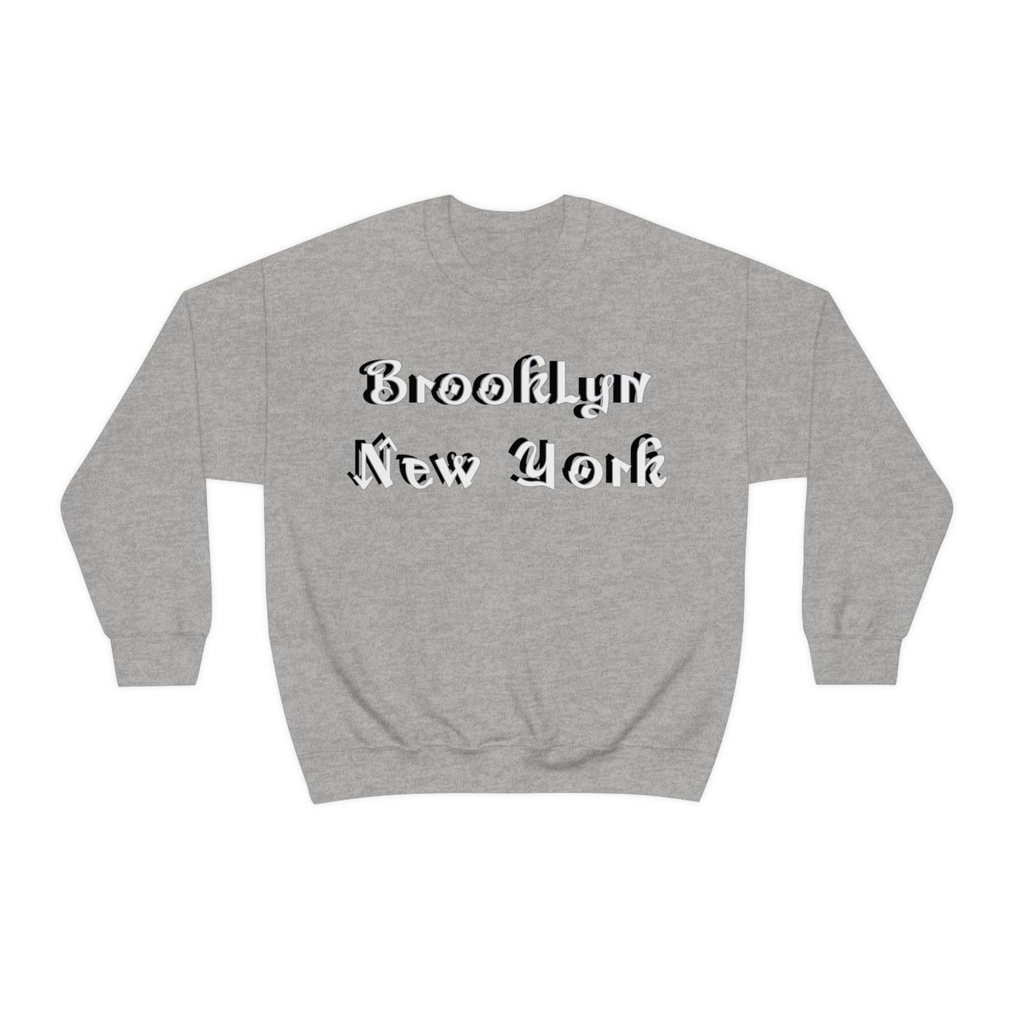 Brooklyn New York Graffitti Crewneck Sweatshirt