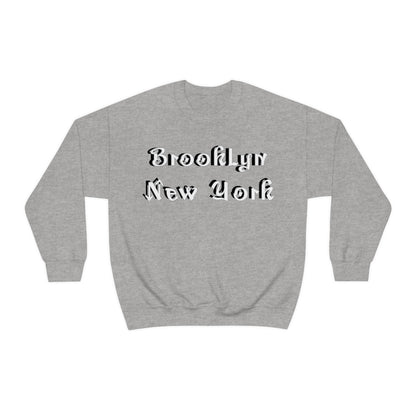 Brooklyn New York Graffitti Crewneck Sweatshirt