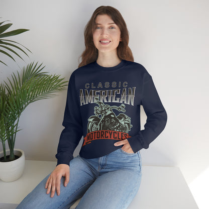 Classic American motorcycles Crewneck Sweatshirt