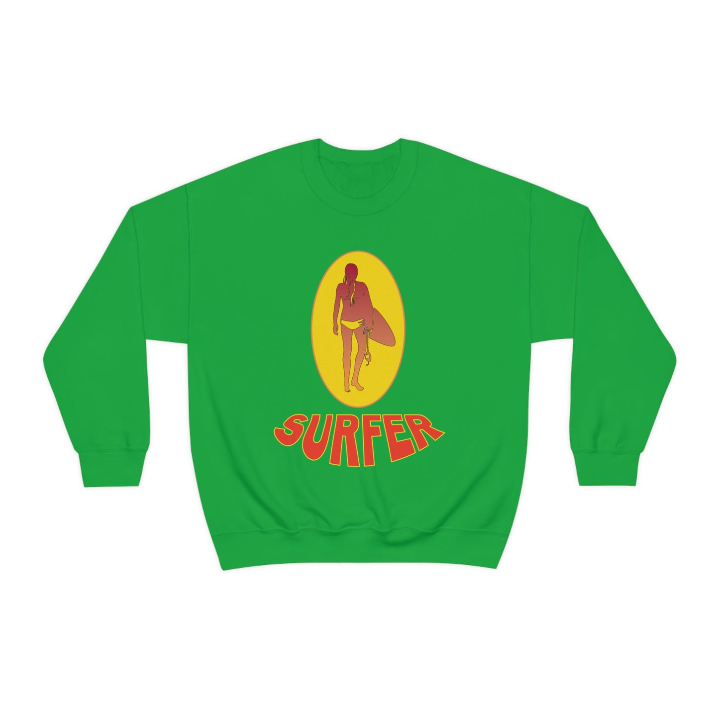 Lady Surfer Crewneck Sweatshirt