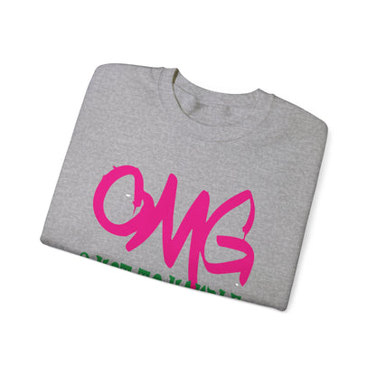 Oh my god too hot to handle Crewneck Sweatshirt