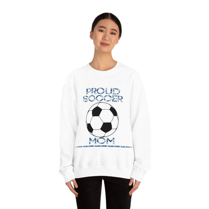 Proud-Soccer mom Crewneck Sweatshirt