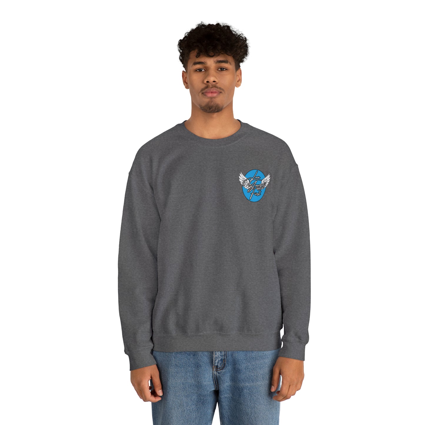 Love yourself first Crewneck Sweatshirt