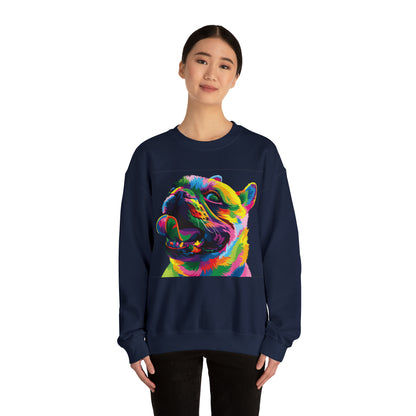 Colorful Dog Crewneck Sweatshirt