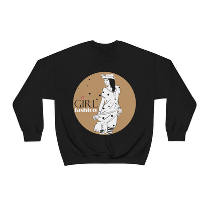 Polka dot Girl fashion Crewneck Sweatshirt