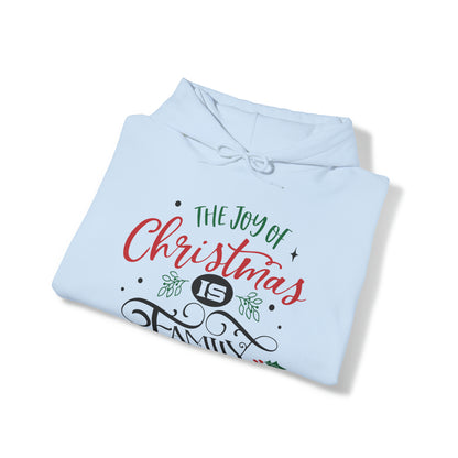 The joy of Christmas is family Hoodie