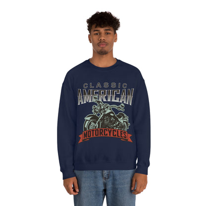 Classic American motorcycles Crewneck Sweatshirt