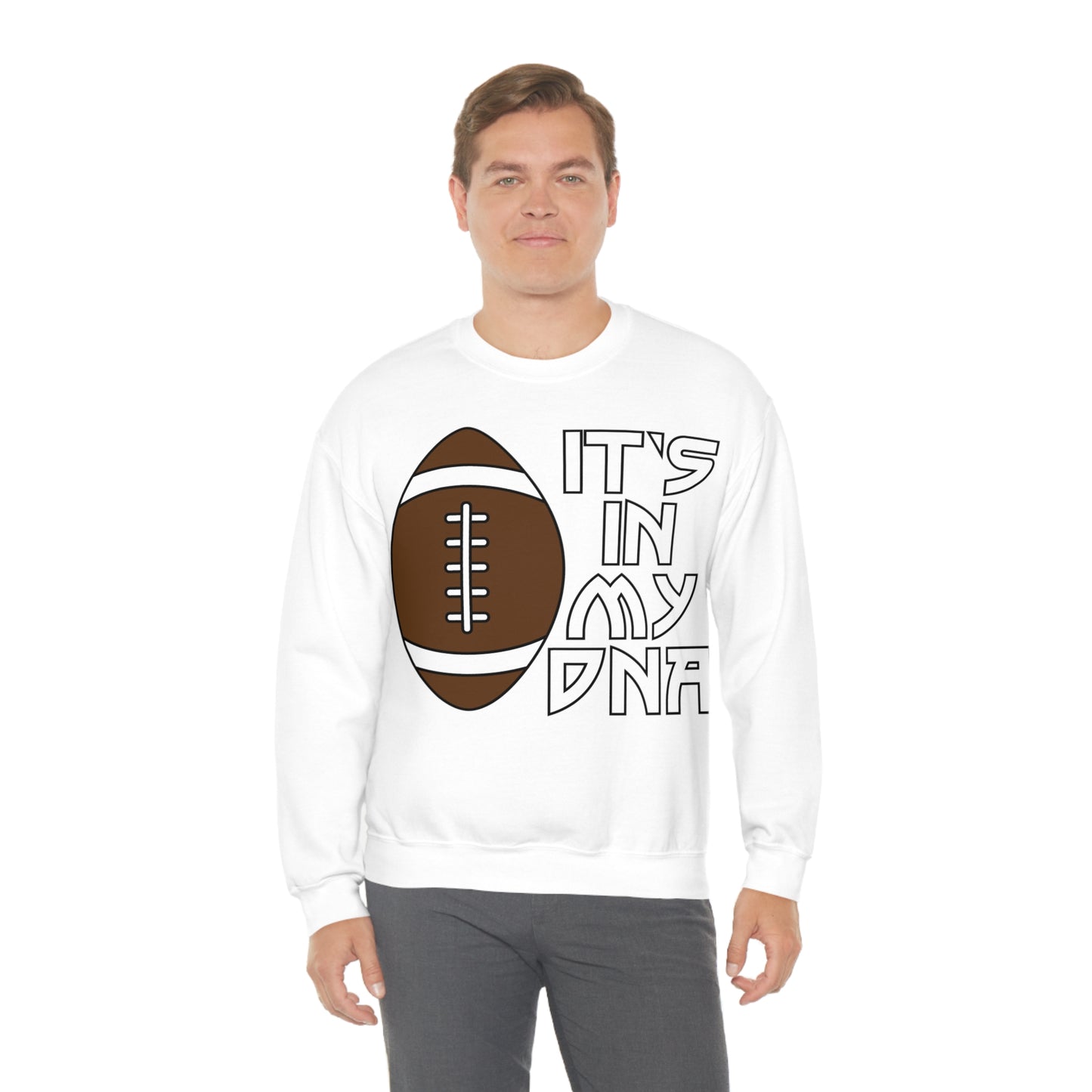 Football is in my DNA Crewneck Sweatshirt