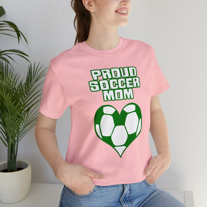 Proud -soccer-mom Heart T-Shirt