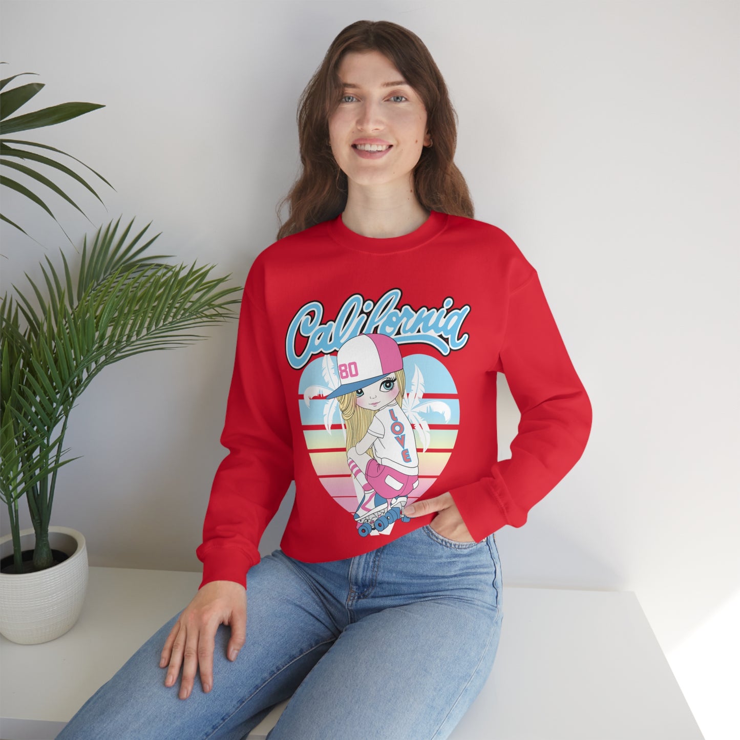 Love for California Crewneck Sweatshirt