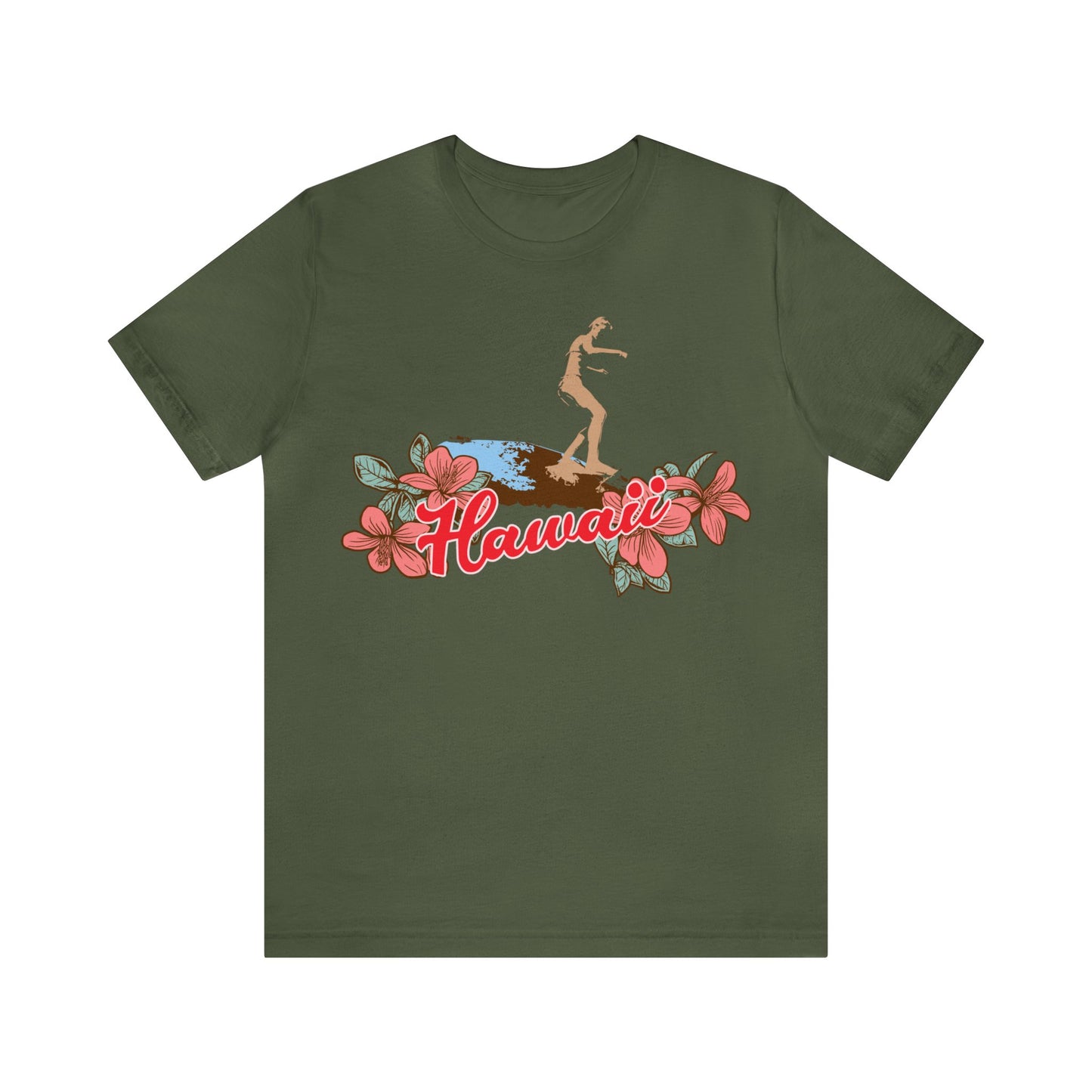 Hawaii Floral Surf T-Shirt