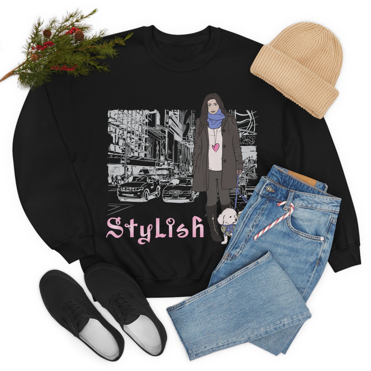 Stylish mode Crewneck Sweatshirt