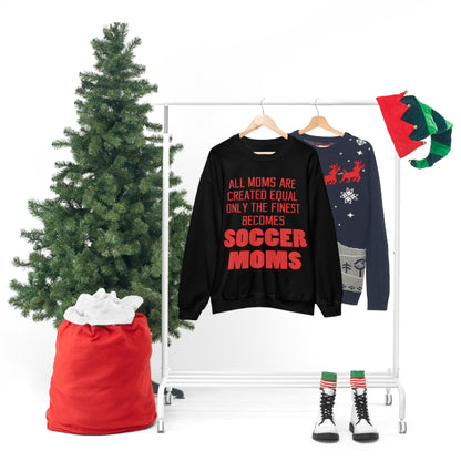 Finest soccer mom Crewneck Sweatshirt