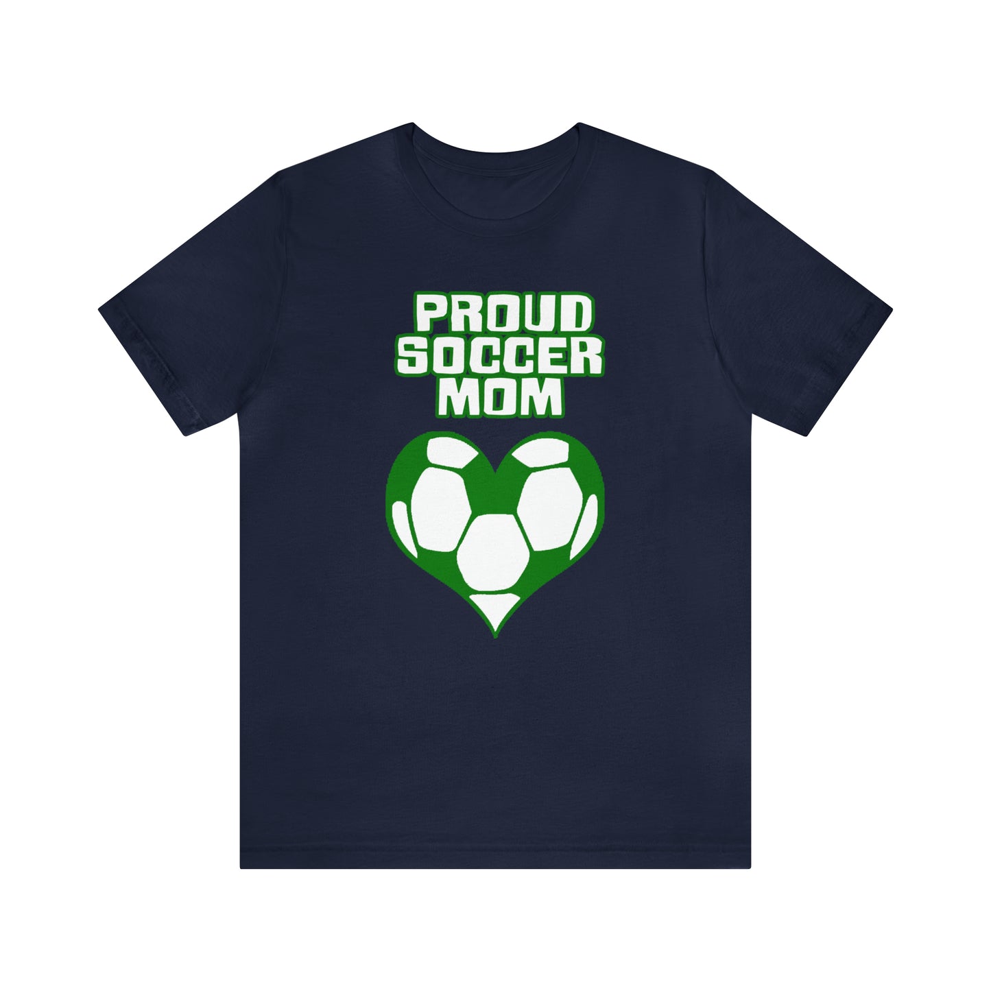 Proud -soccer-mom Heart T-Shirt