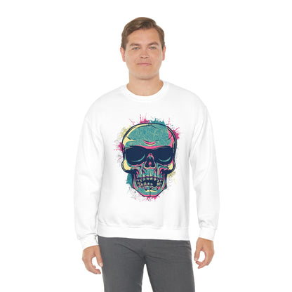 South Beach Skull Crewneck Sweatshirt