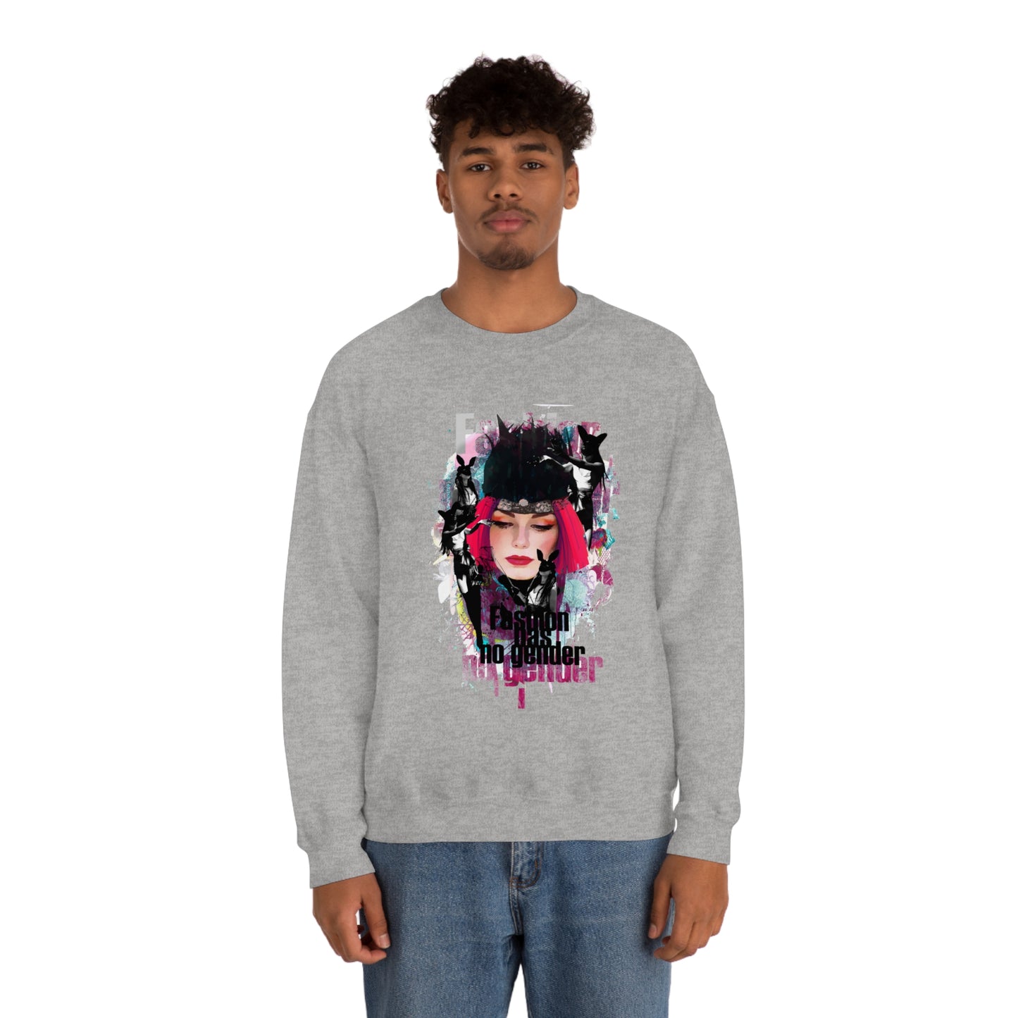 Fashion Has No Gender Crewneck Sweatshirt