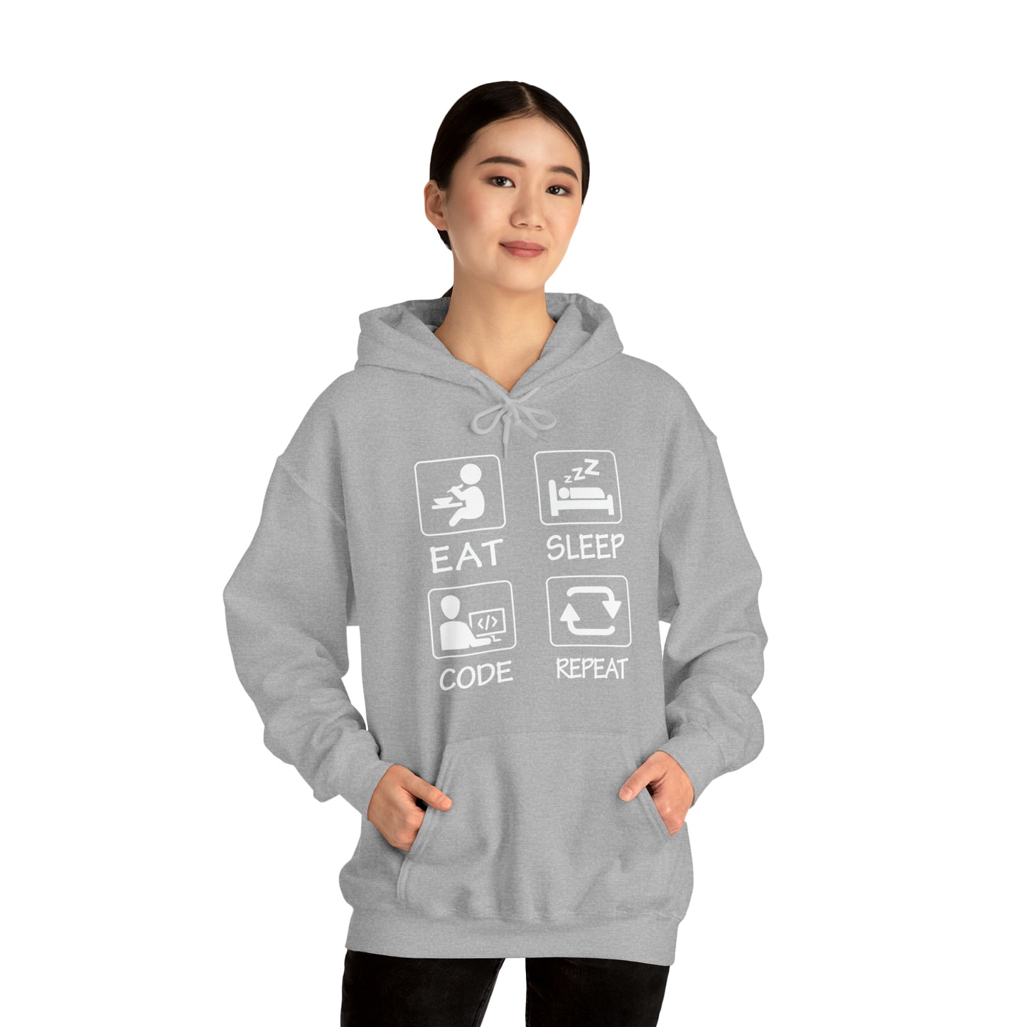 Eat sleep Code Repeat Hoodie