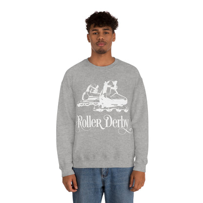 Roller_Derby Crewneck Sweatshirt