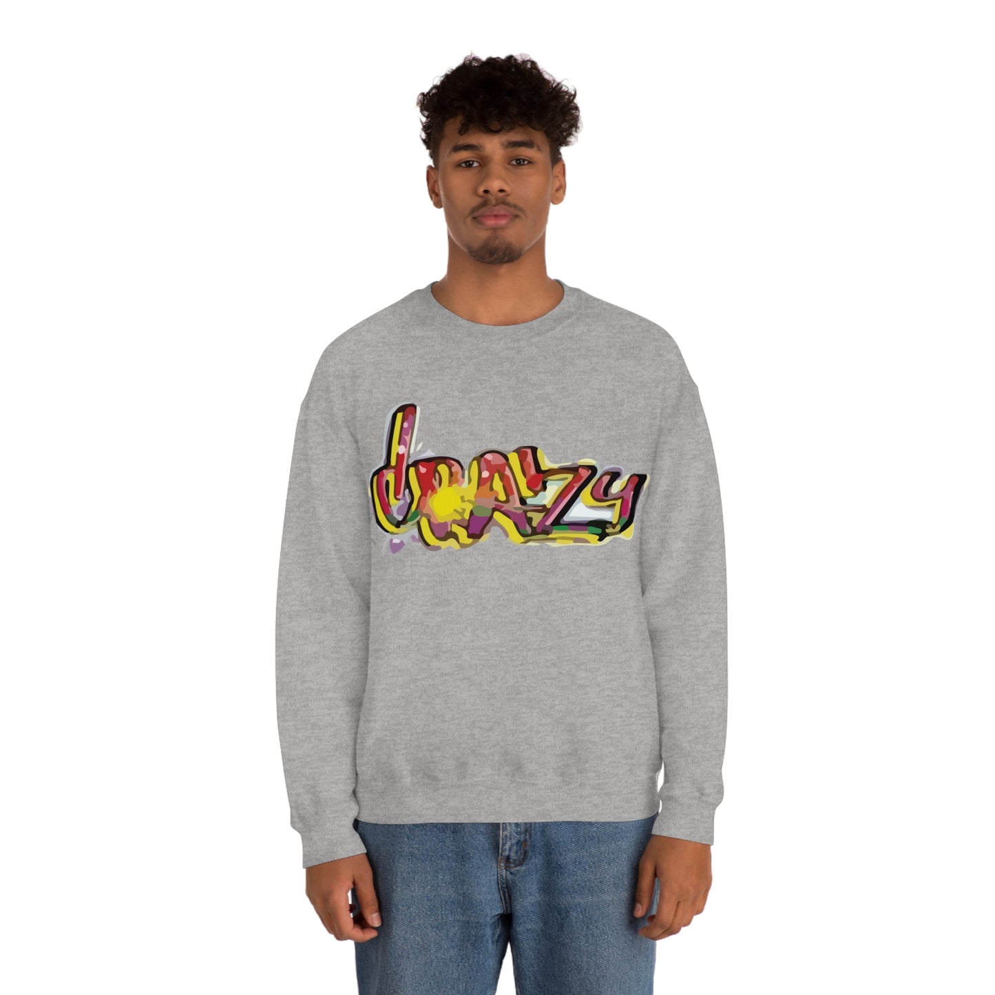 Crazy graffiti Crewneck Sweatshirt