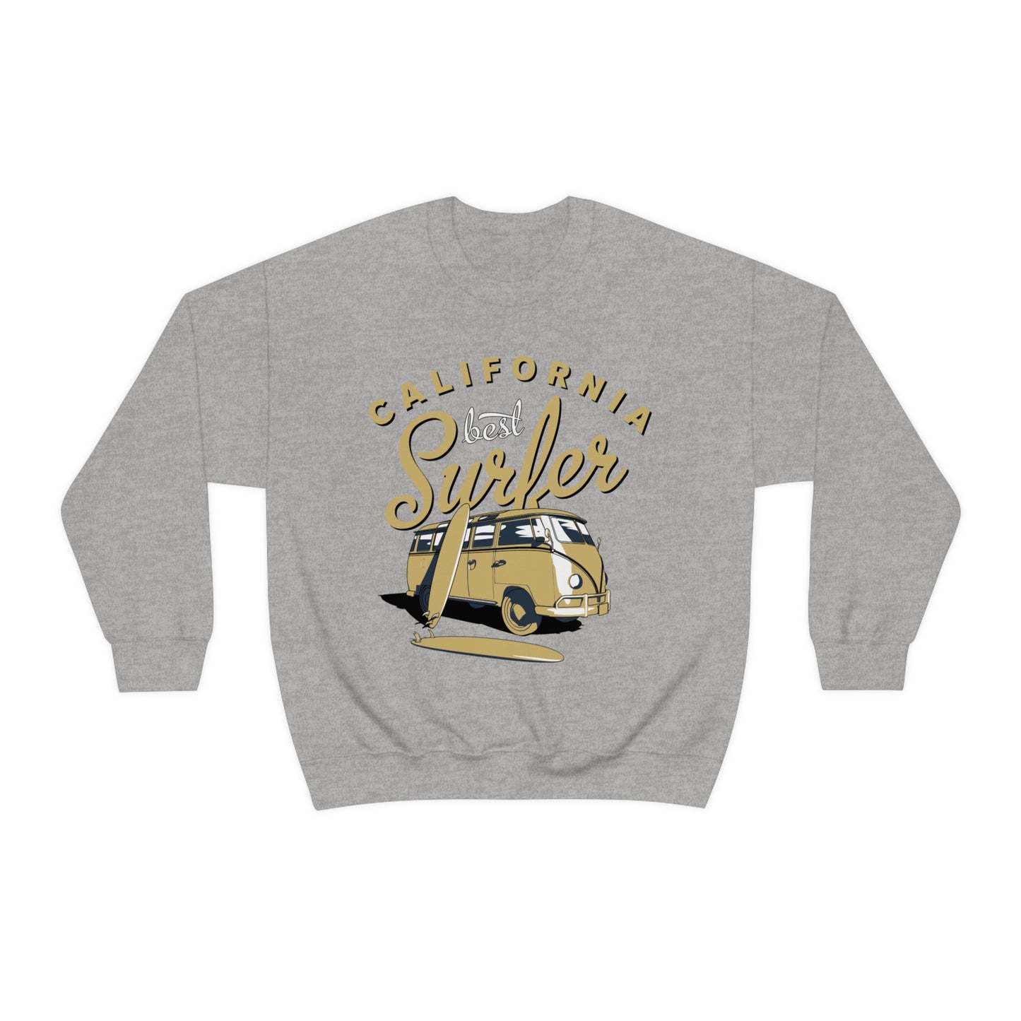 California-Best surfer Crewneck Sweatshirt