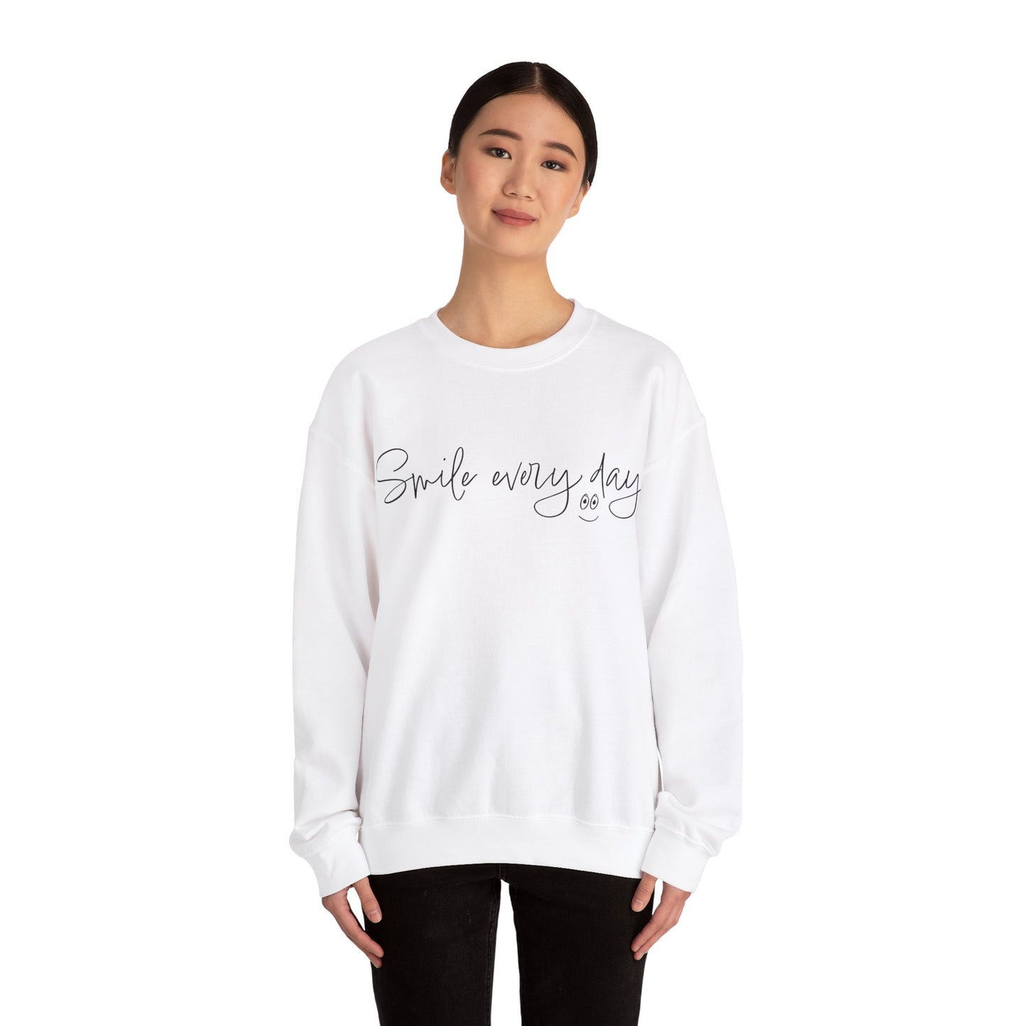 Smile every day Crewneck Sweatshirt