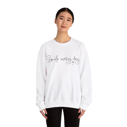 Smile every day Crewneck Sweatshirt