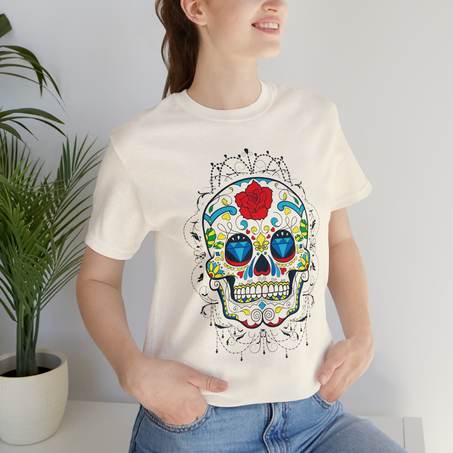 Day of the Dead Diamond Eyes T-Shirt