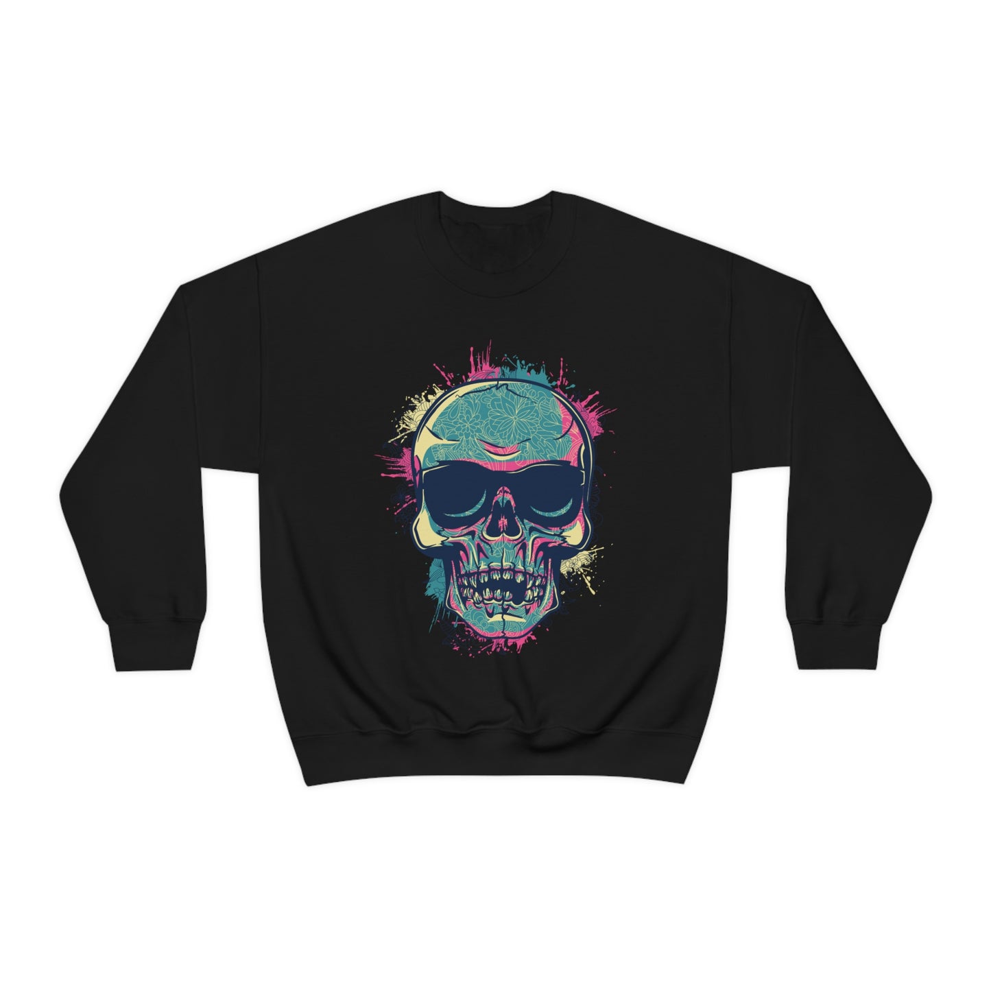 South Beach Skull Crewneck Sweatshirt