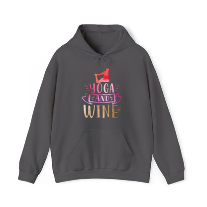 Yoga And Wine Hoodie