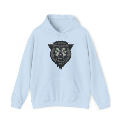 Green eyes wolf Hoodie