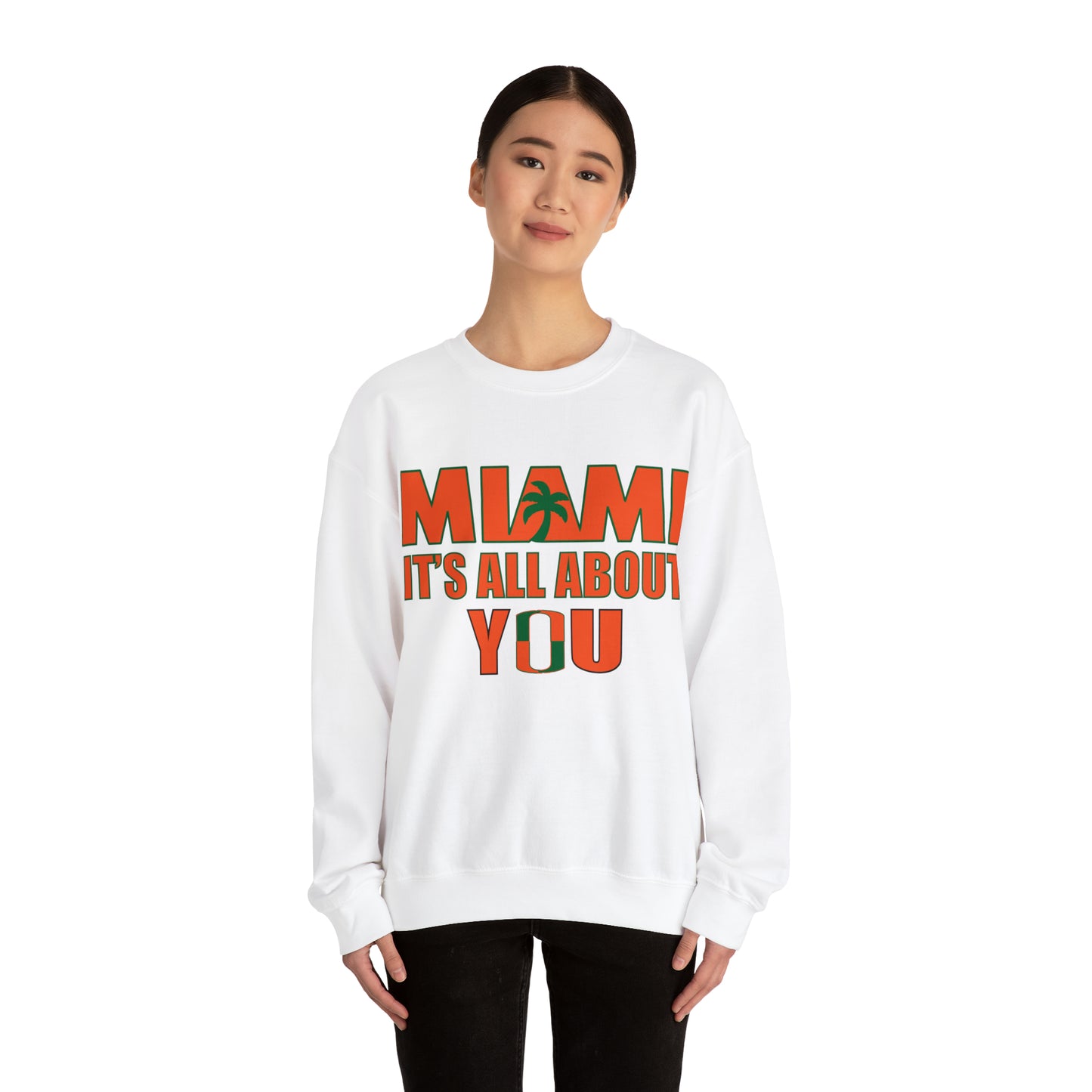 Miami is all about you Crewneck Sweatshirt