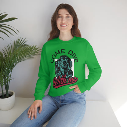 Come dive with me Crewneck Sweatshirt